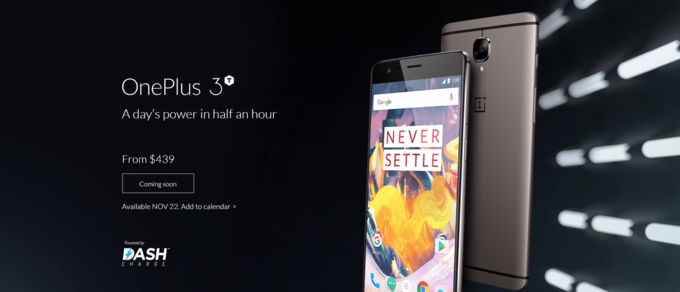 Убийца флагманов OnePlus 3T на базе Snapdragon 821 представлен официально Убийца флагманов OnePlus 3T на базе Snapdragon 821 представлен официально
